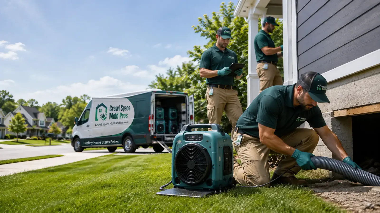 Crawl Space Mold Removal in Raymond, IA